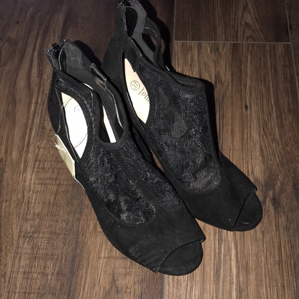 Jenny Fairy lace heels